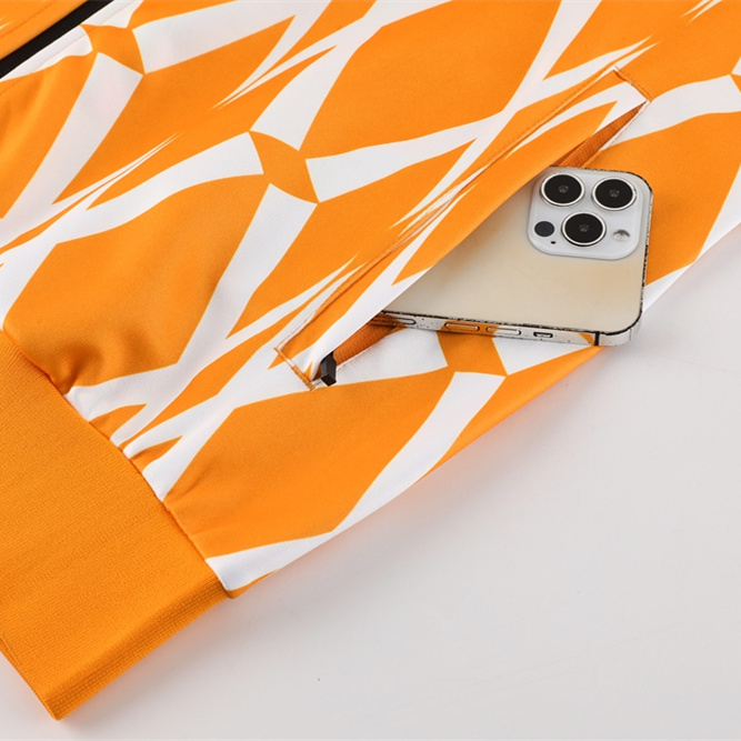Cote d'Ivoire 23-24 Jacket Training Tracksuit - Orange & Black