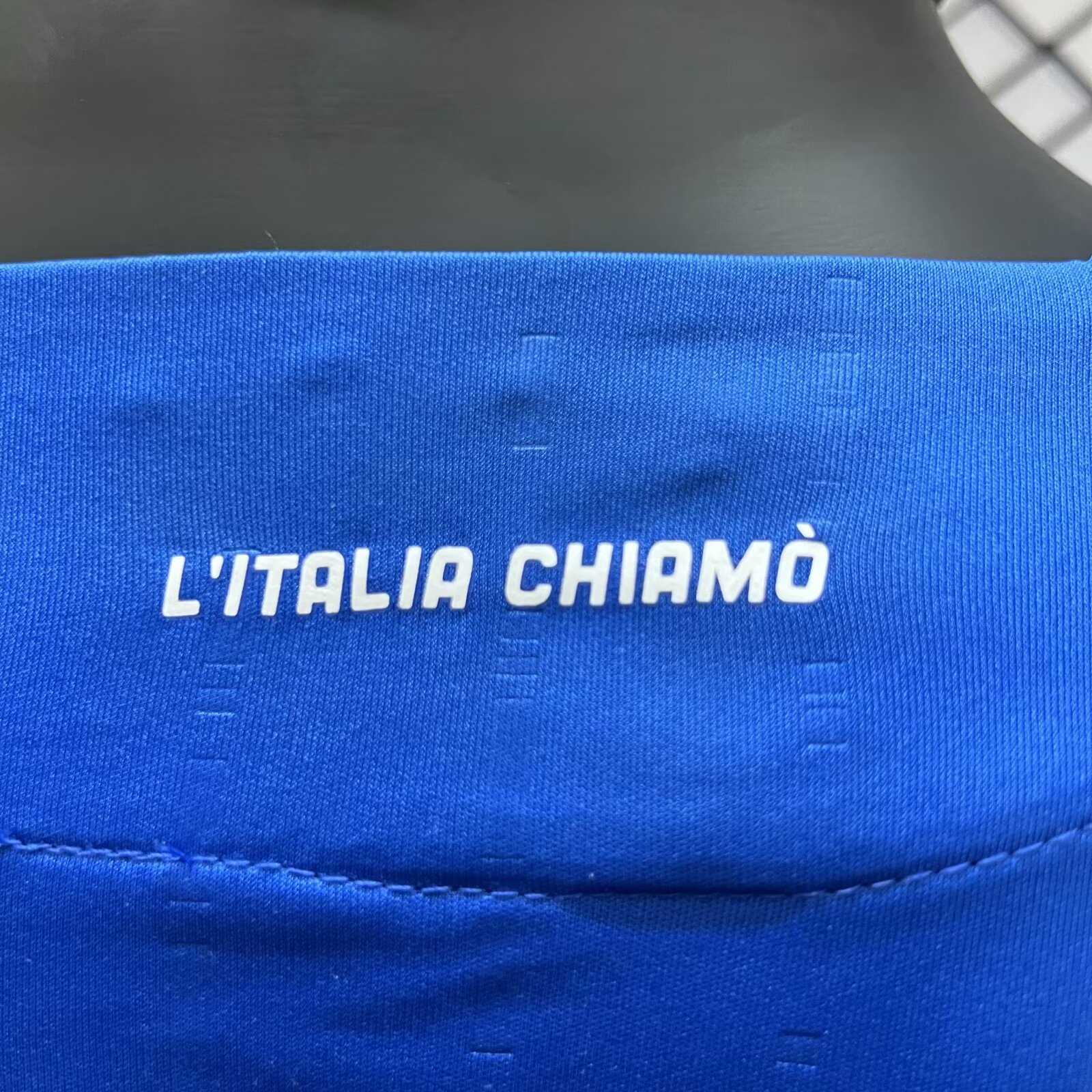 Italy 2024 Home Stadium Long Sleeve Jersey - Player Version