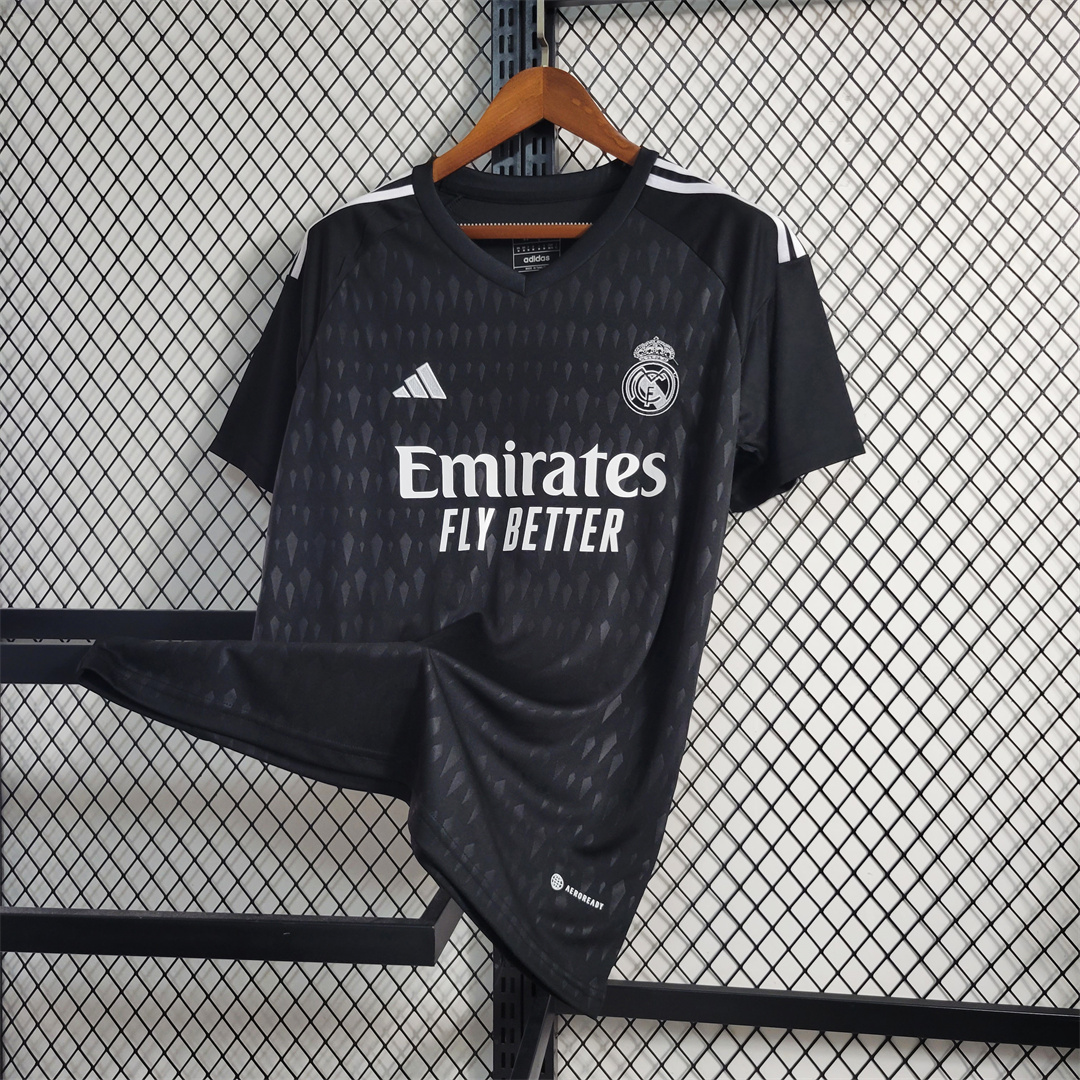 Real Madrid 23-24 Black Goalkeeper Jersey - Fans Version