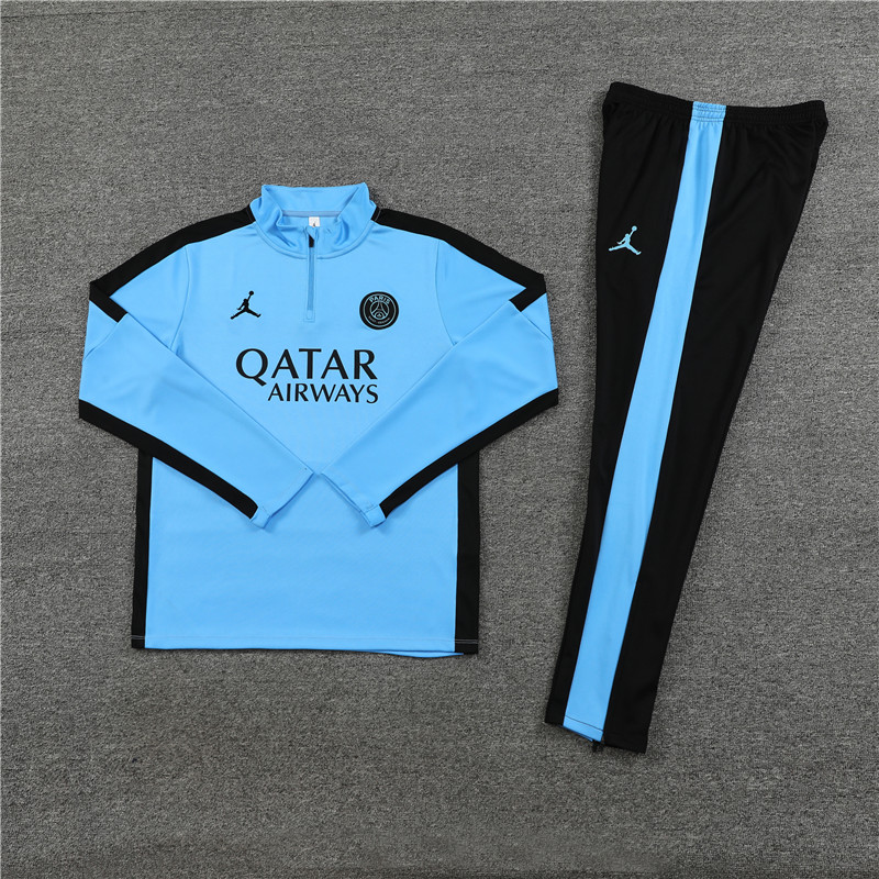 Paris Saint-Germain PSG 23-24 Long Sleeve Training Set -Light Blue