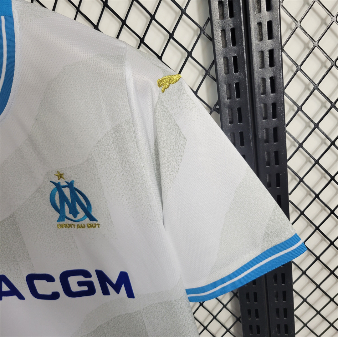 Marseille 23-24 Home Stadium Jersey - Fans Version
