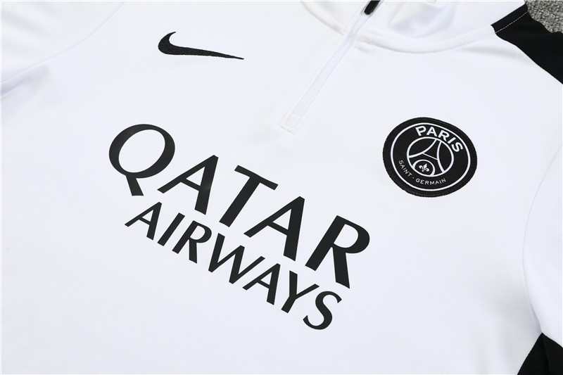 Paris Saint-Germain PSG 23-24 Long Sleeve Training Set -White