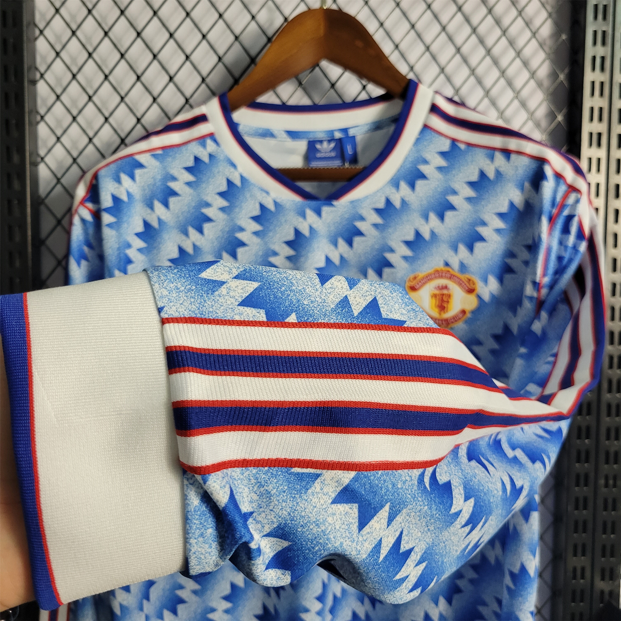 Manchester United Retro 90-92 Away Long Sleeve Jersey