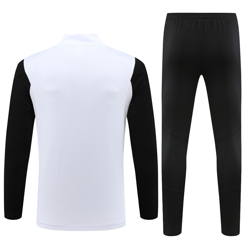 Juventus 23-24 Kids Long Sleeve Training Set Black and White