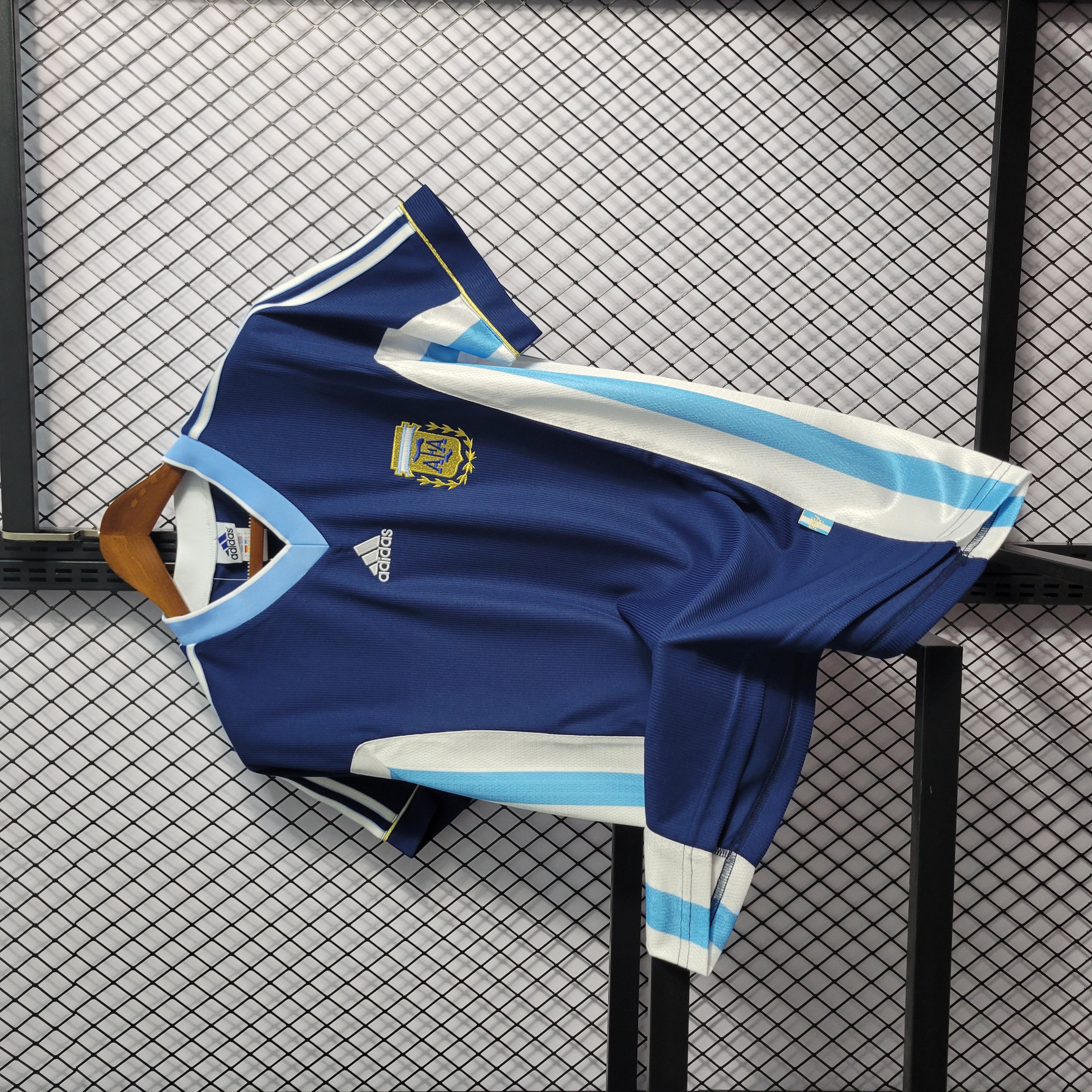 Retro Argentina 1998 Away Stadium Jersey
