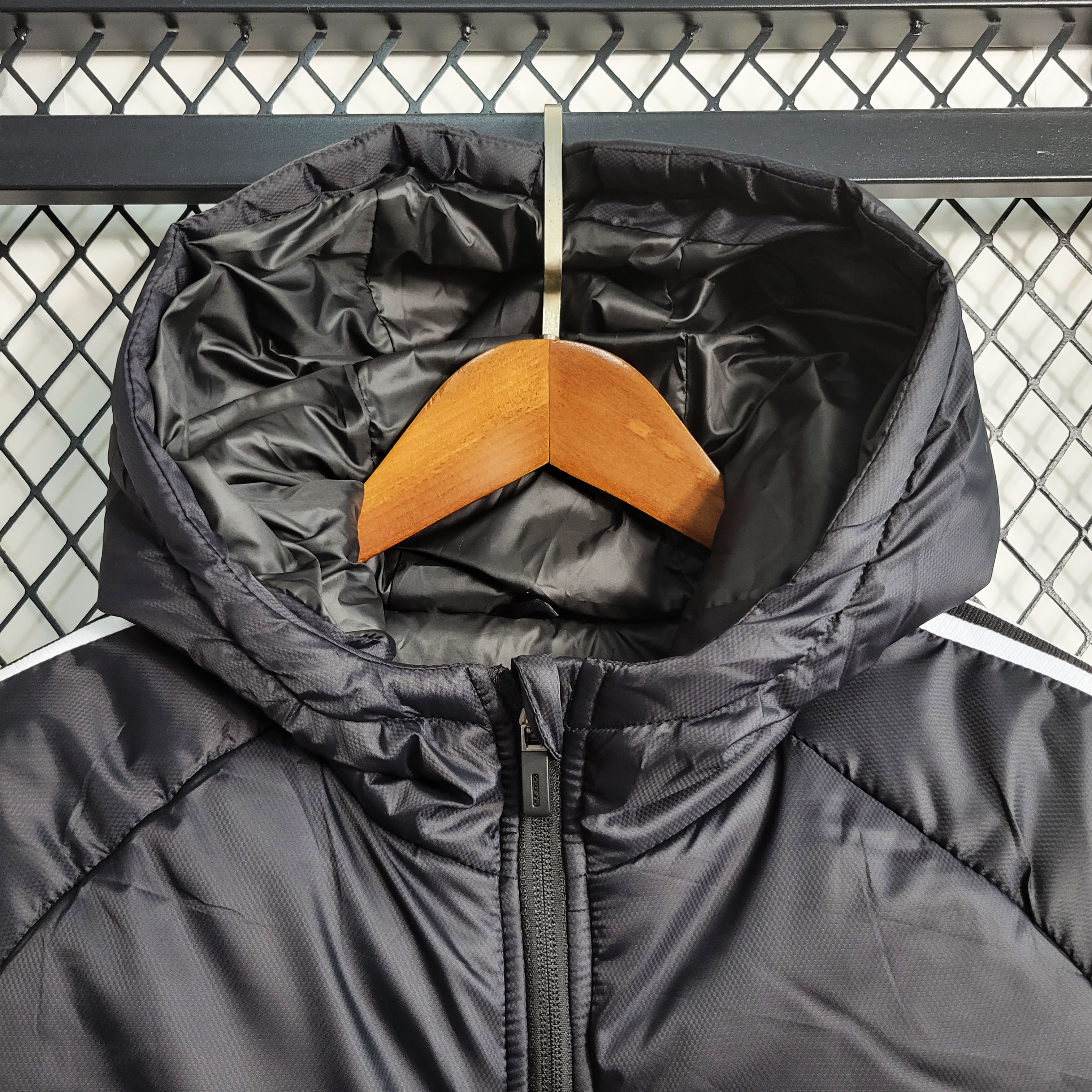 Botafogo 23-24 Men's Hooded Thermal Cotton Jacket - Black