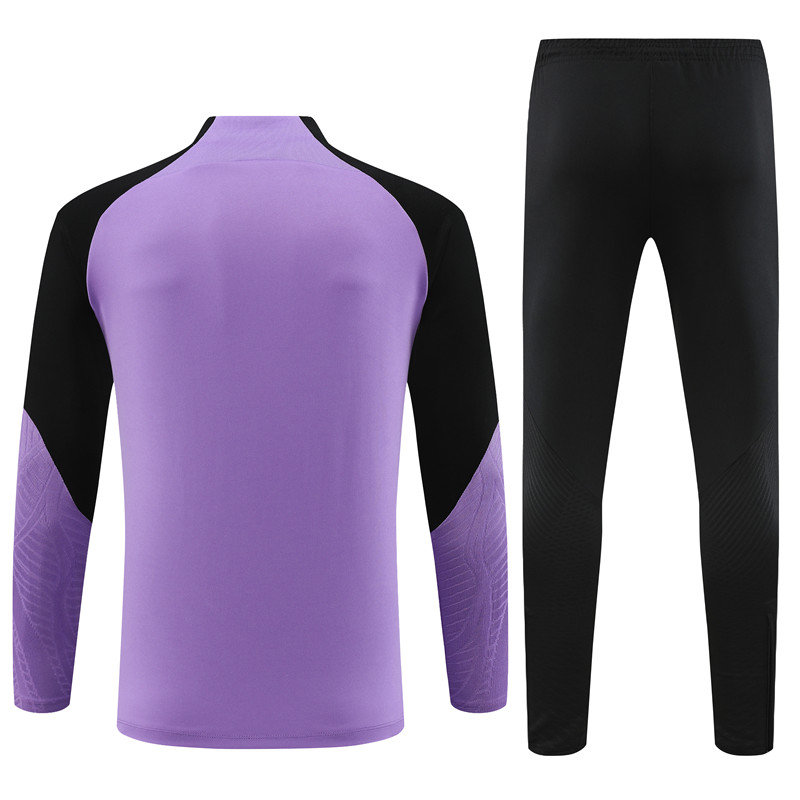 Paris Saint-Germain PSG 23-24 Long Sleeve Training Set -Blue -Purple
