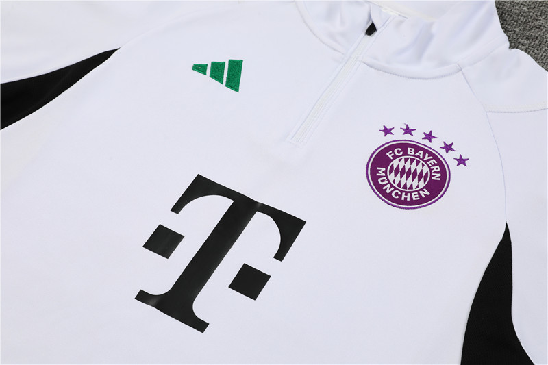 Bayern Munich 23-24 Kids Long Sleeve Training Set White