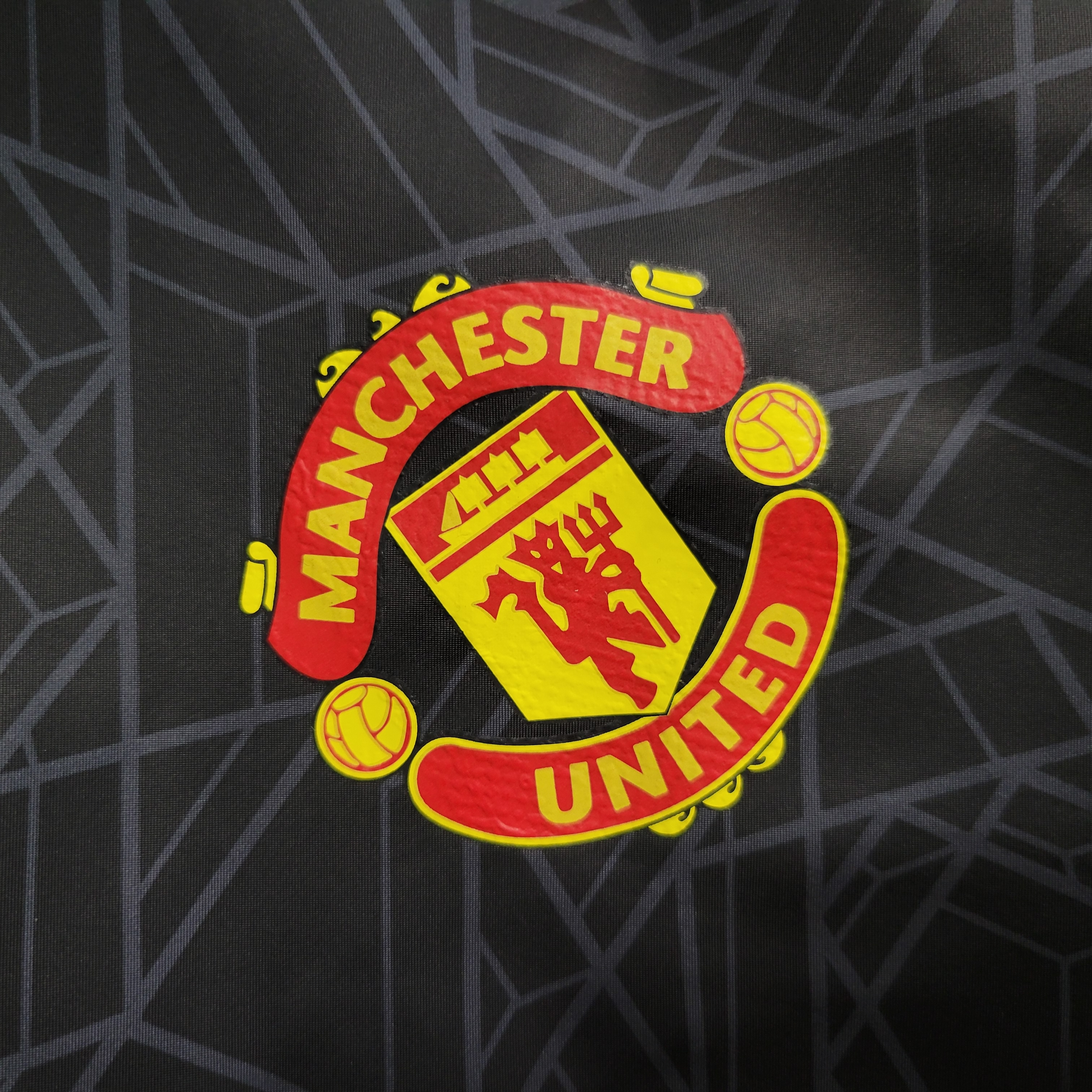 Manchester United 23-24 Player Windbreaker Jacket - Black