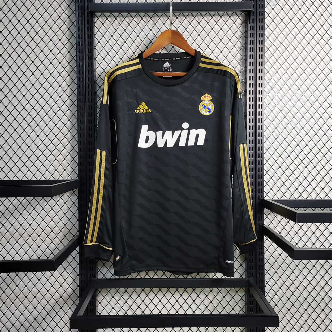 Real Madrid Retro 11-12 Away Long Sleeve Jersey