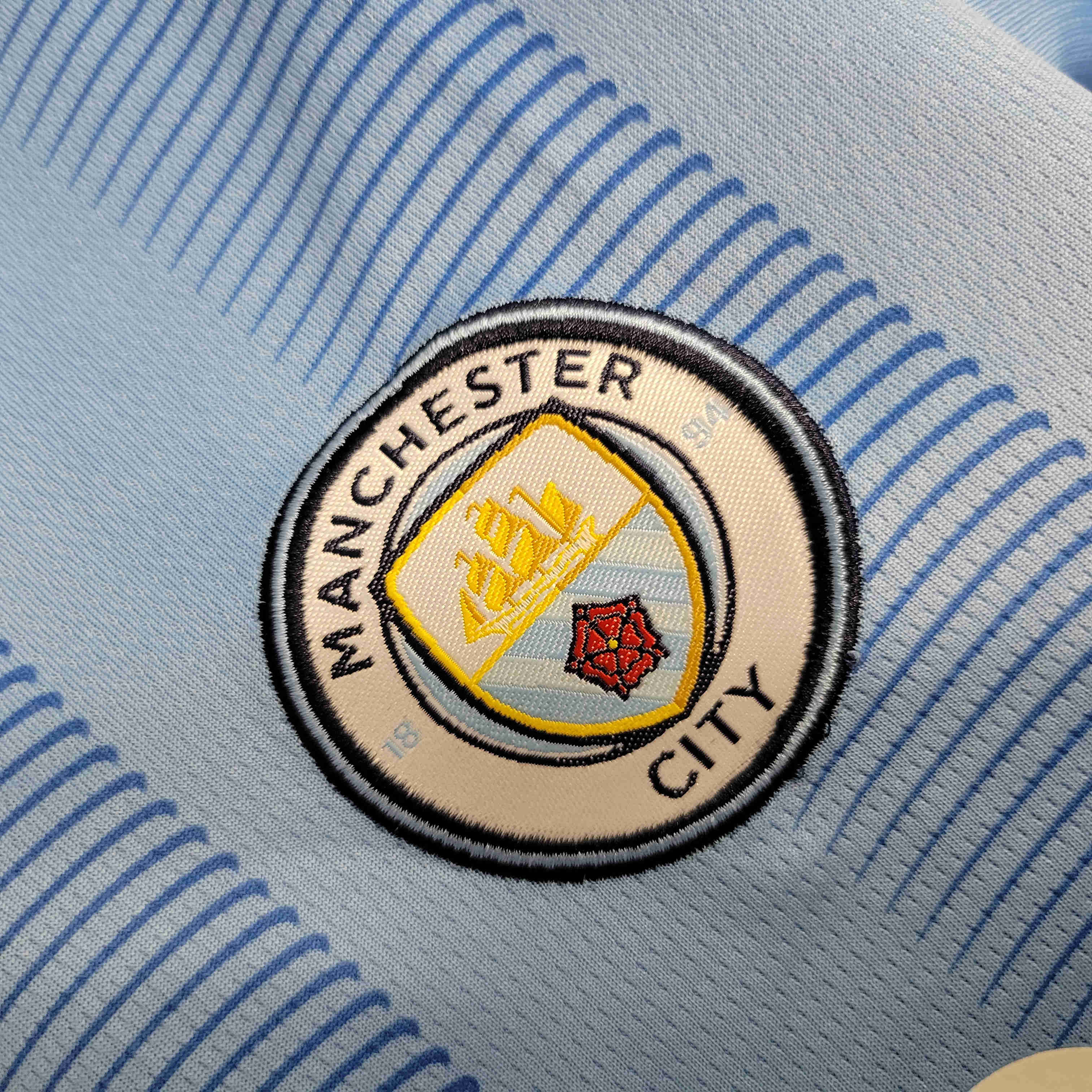 Manchester City 23/24 Home Kids Kit Jersey