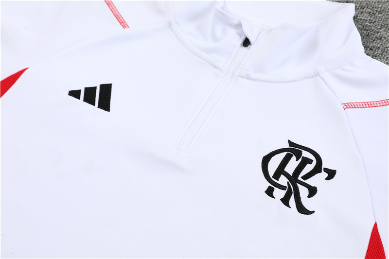 Flamengo 23-24 Long Sleeve Training Set -White