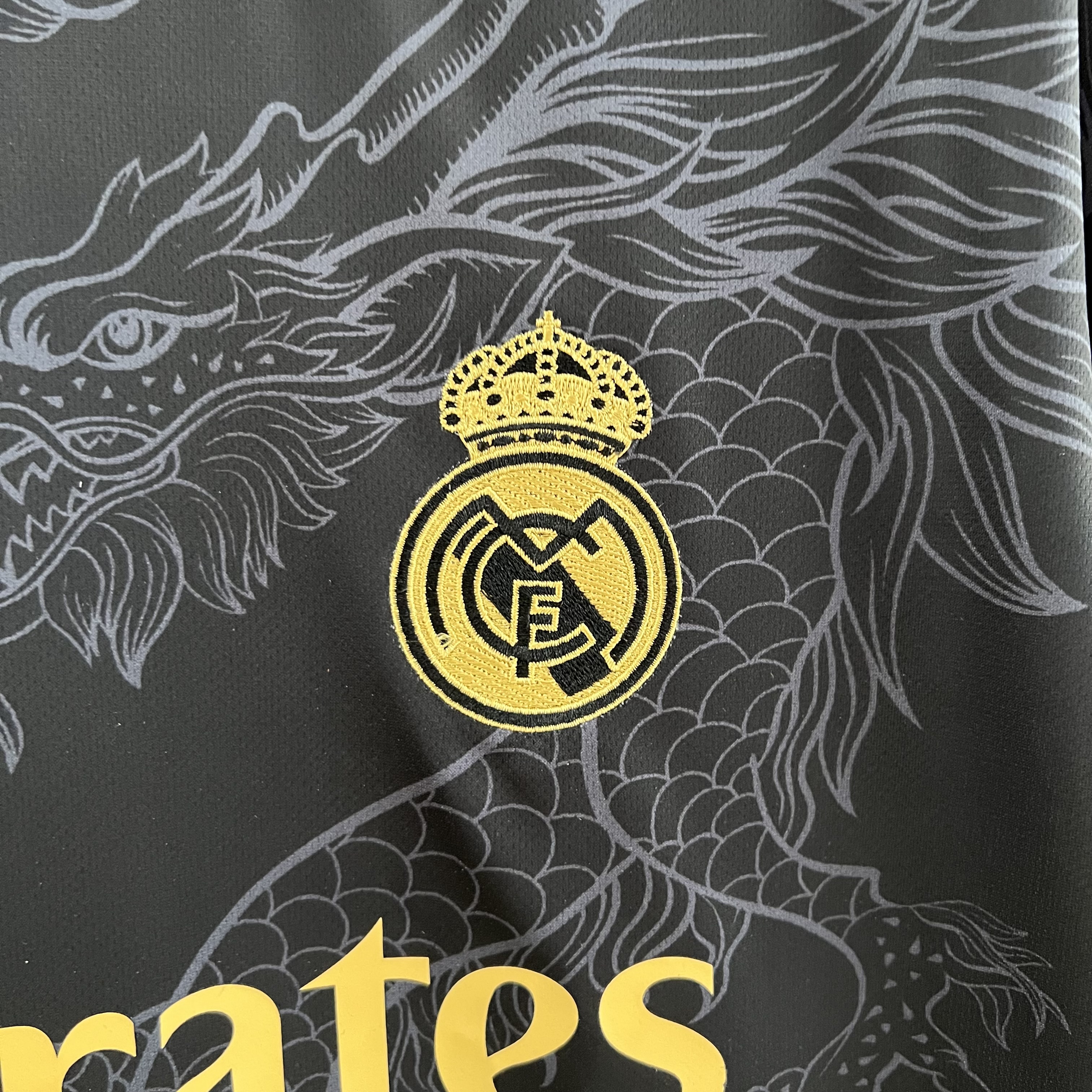 Real Madrid 23-24 Black Dragon Special Edition Jersey - Fans Version