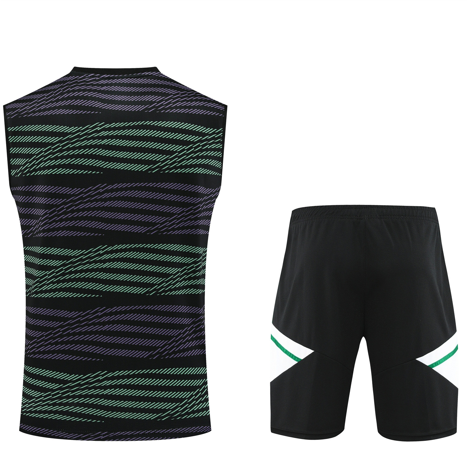 Real Madrid 23-24 Striped Training Vest Suit