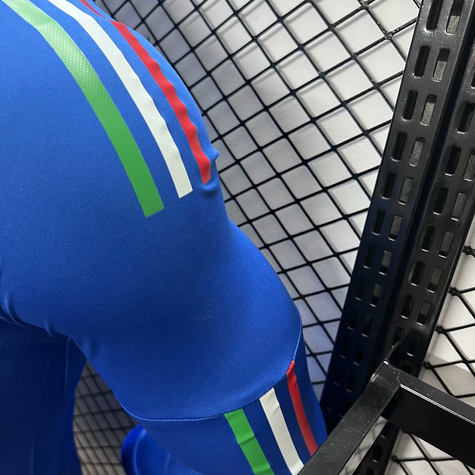 Italy 2024 Home Stadium Long Sleeve Jersey - Player Version