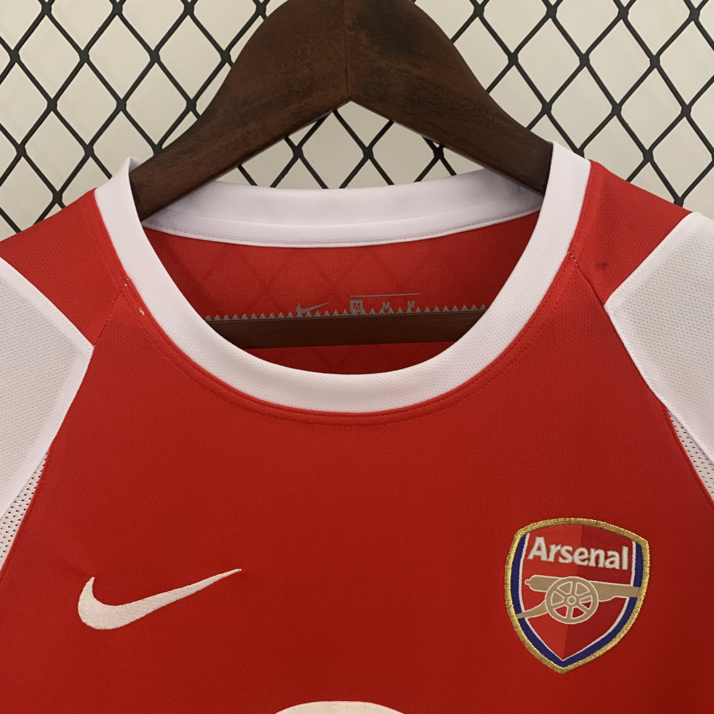 Retro Arsenal 02-04 Home Stadium Long Sleeve Jersey