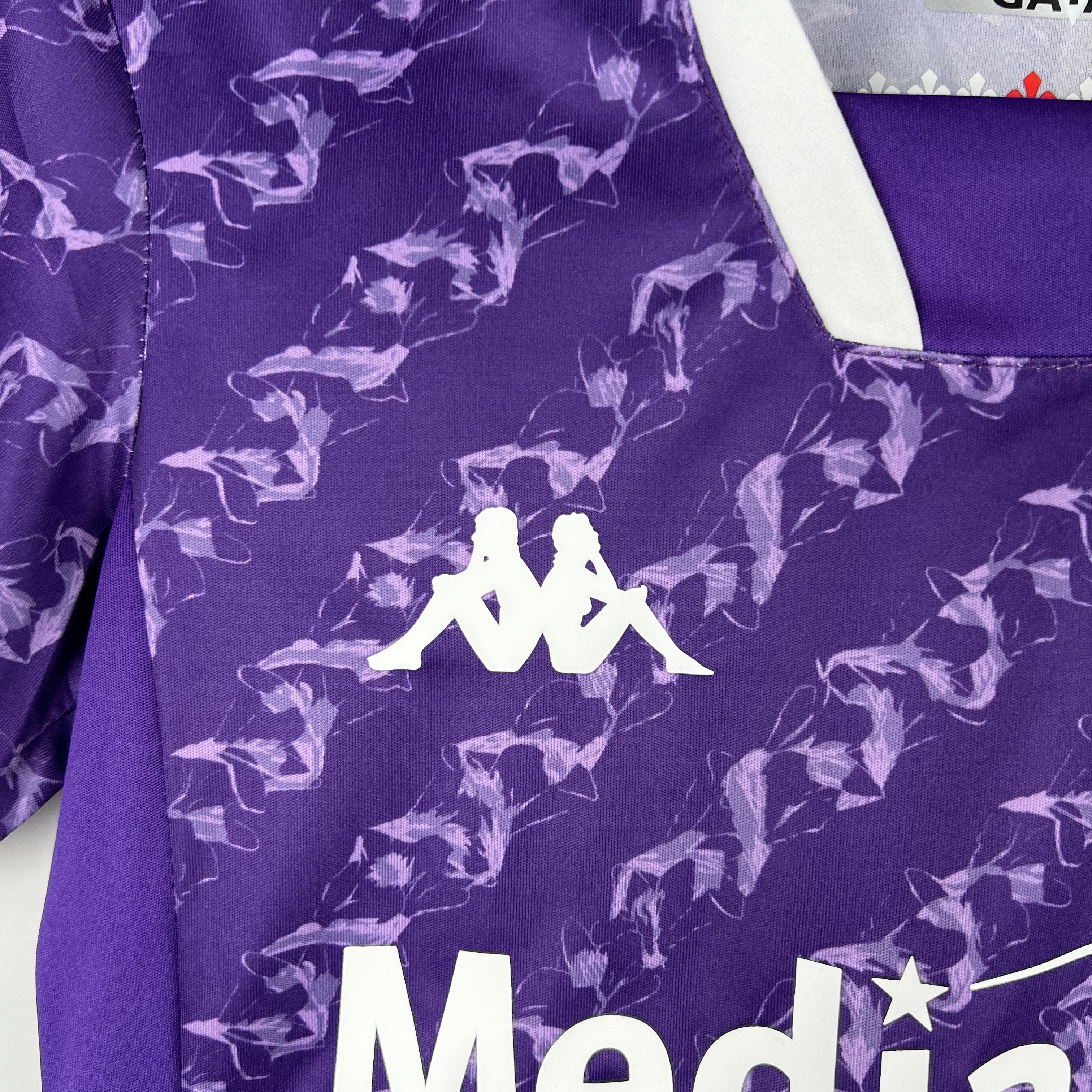 Fiorentina 23-24 Home Stadium Kids Kit