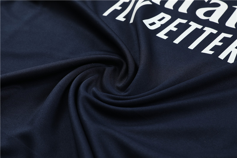 Real Madrid 23-24 Kids Long Sleeve Training Set Royal Blue