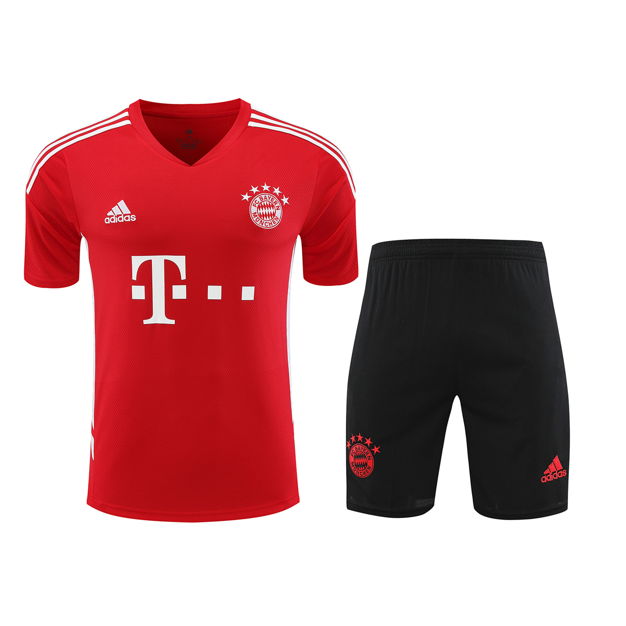 Bayern Munich 23-24 Short-Sleeve Training Set - Red