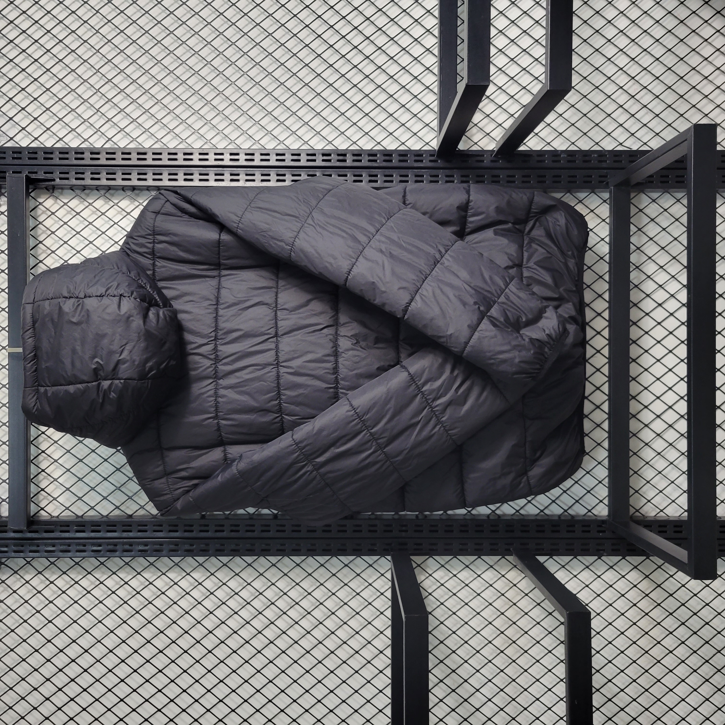 B.A.R.S.A 23-24 Men's Hooded Thermal Cotton Jacket - Black