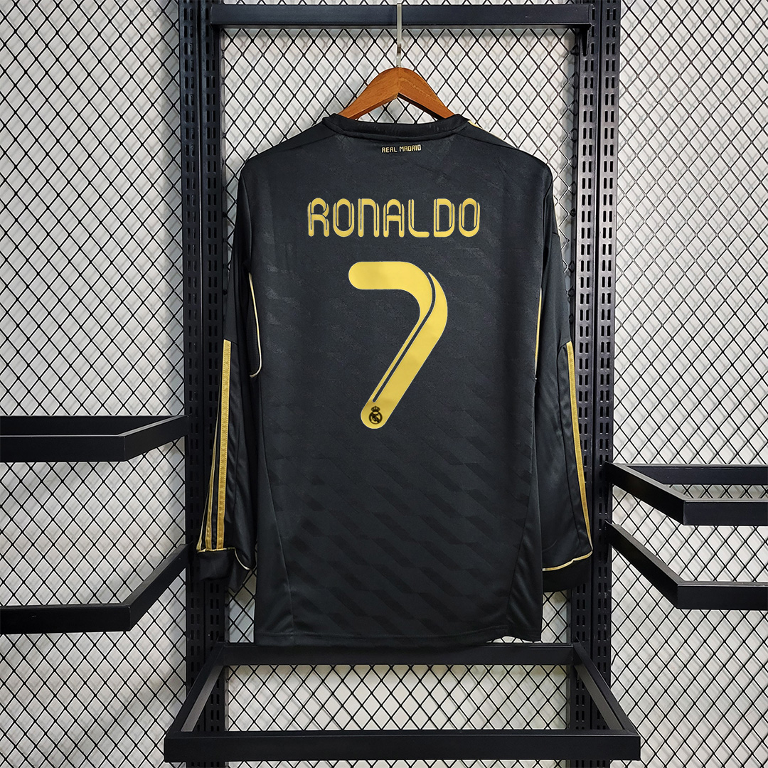 Real Madrid Retro 11-12 Away Long Sleeve Jersey