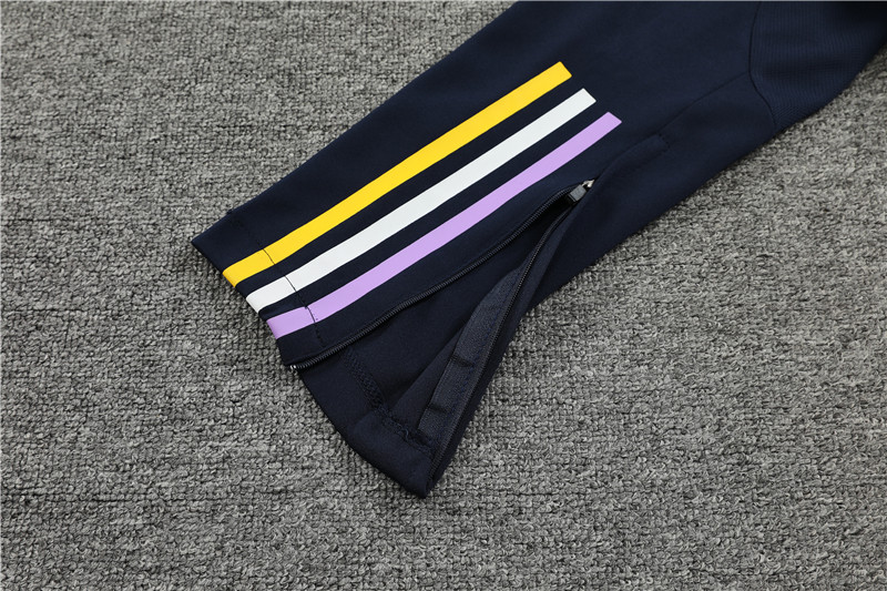 Real Madrid 23-24 Kids Long Sleeve Training Set Royal Blue