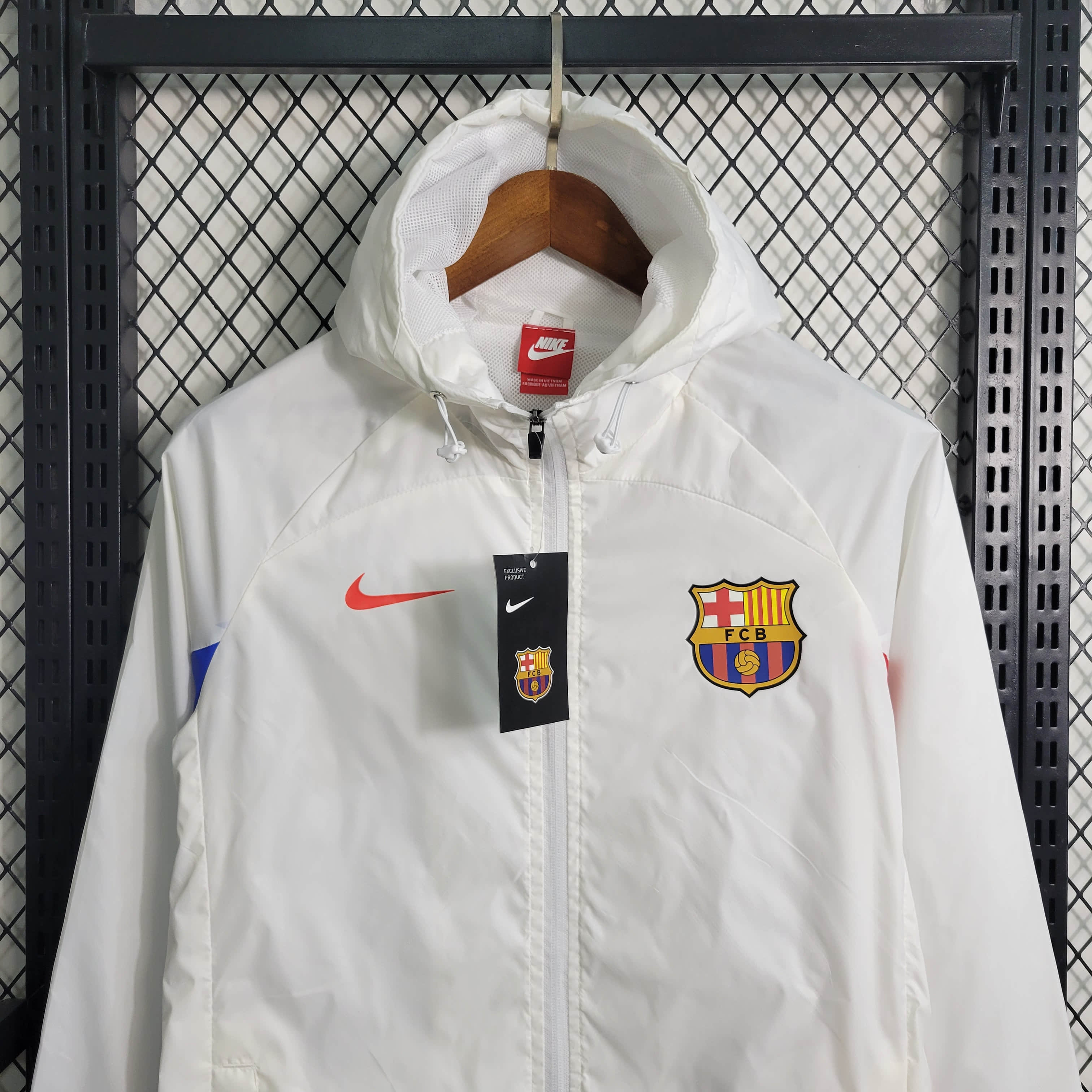 B.A.R.S.A 23-24 White Player Windbreaker