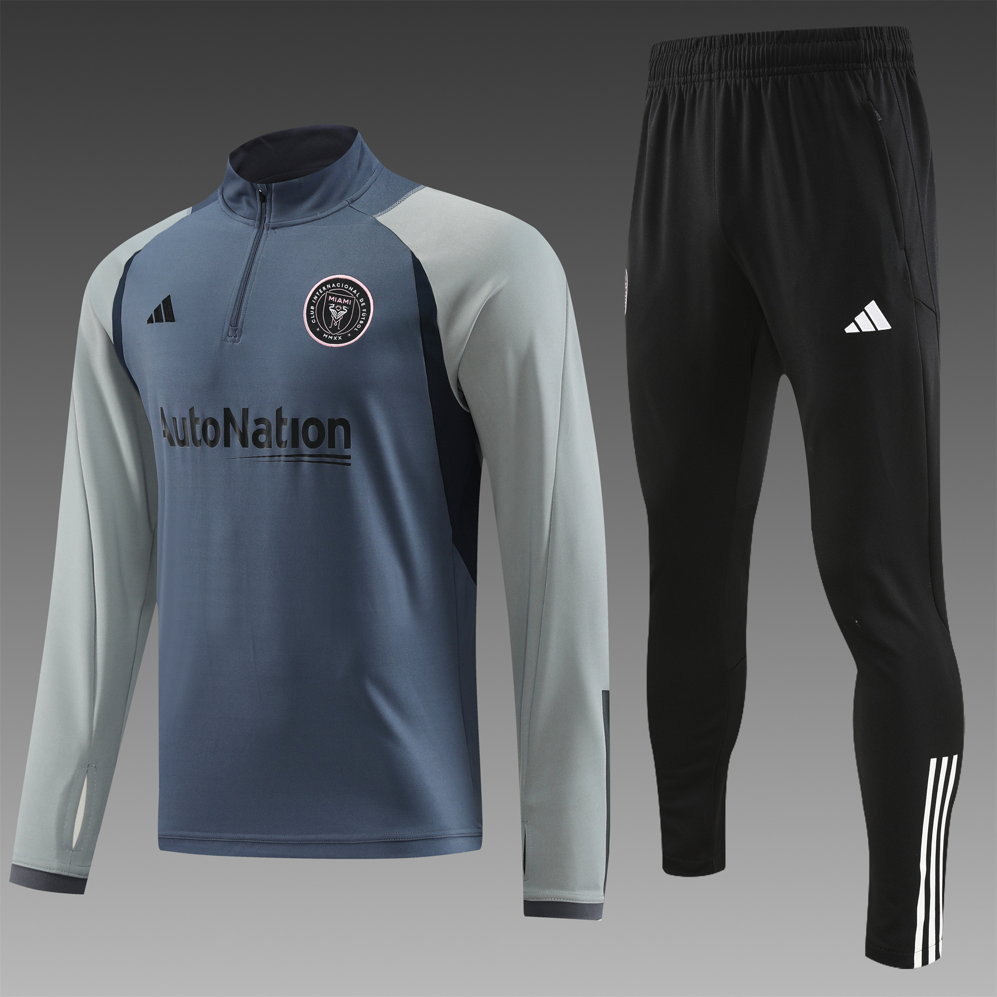 INT M.A.M 23-24 Long Sleeve Training Set Blue