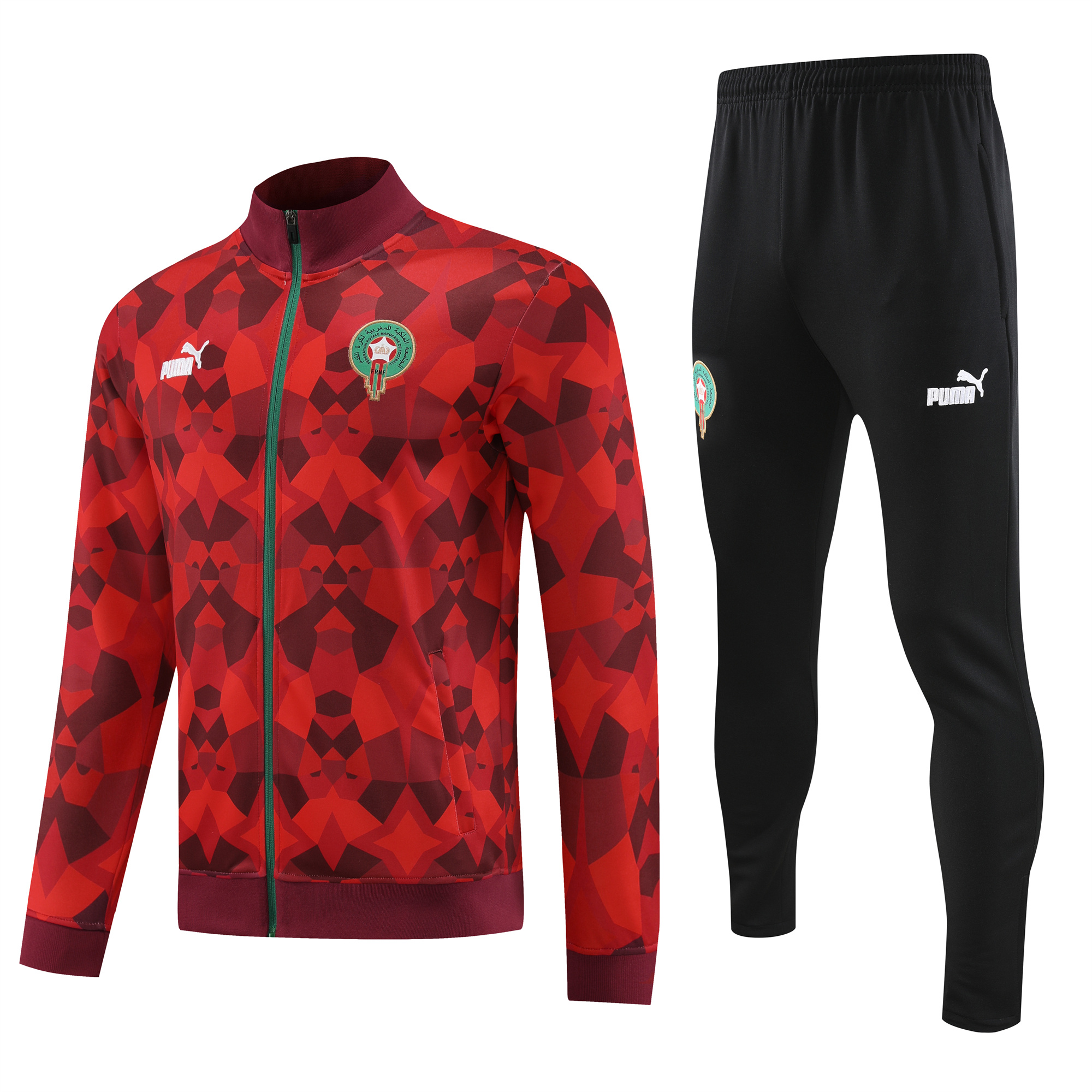 Morocco 23-24 Jacket Training Tracksuit - Red