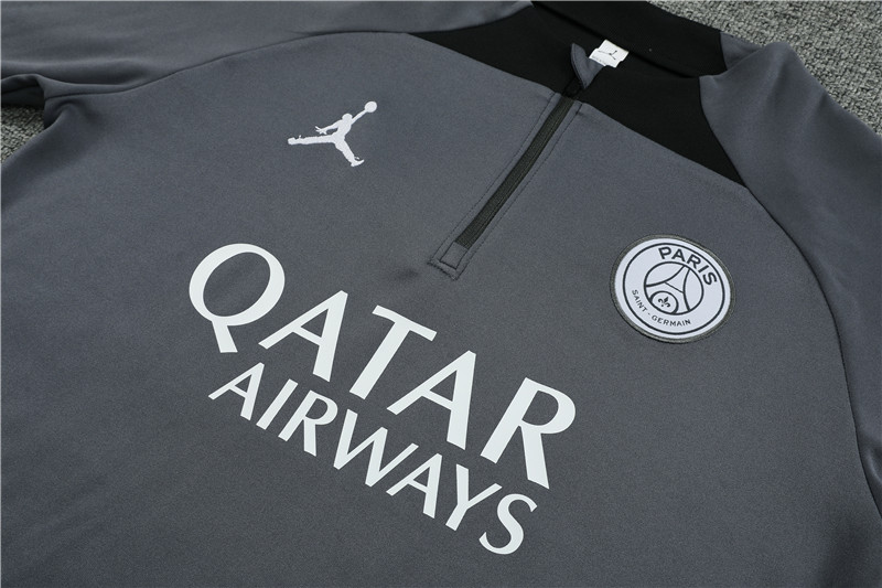 Paris Saint-Germain PSG 23-24 Long Sleeve Training Set -Deep Gray