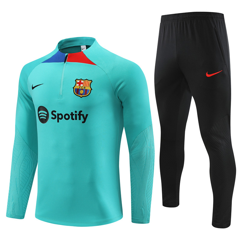 B.A.R.S.A 23-24 Kids Long Sleeve Training Set Lake Blue