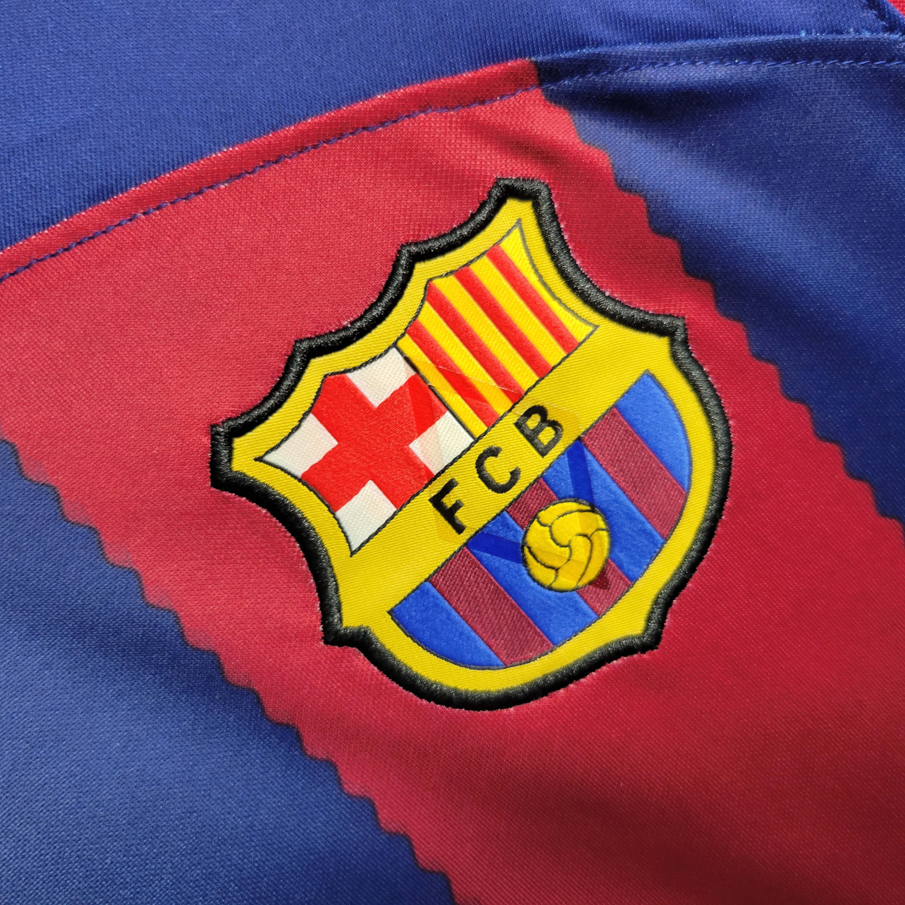 B.A.R.S.A 23-24 Home Long Sleeve Jersey - Fans Version