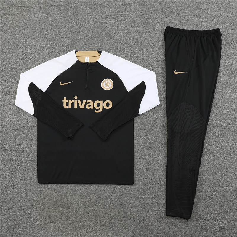 Che 23-24 Kids Long Sleeve Training Set Black