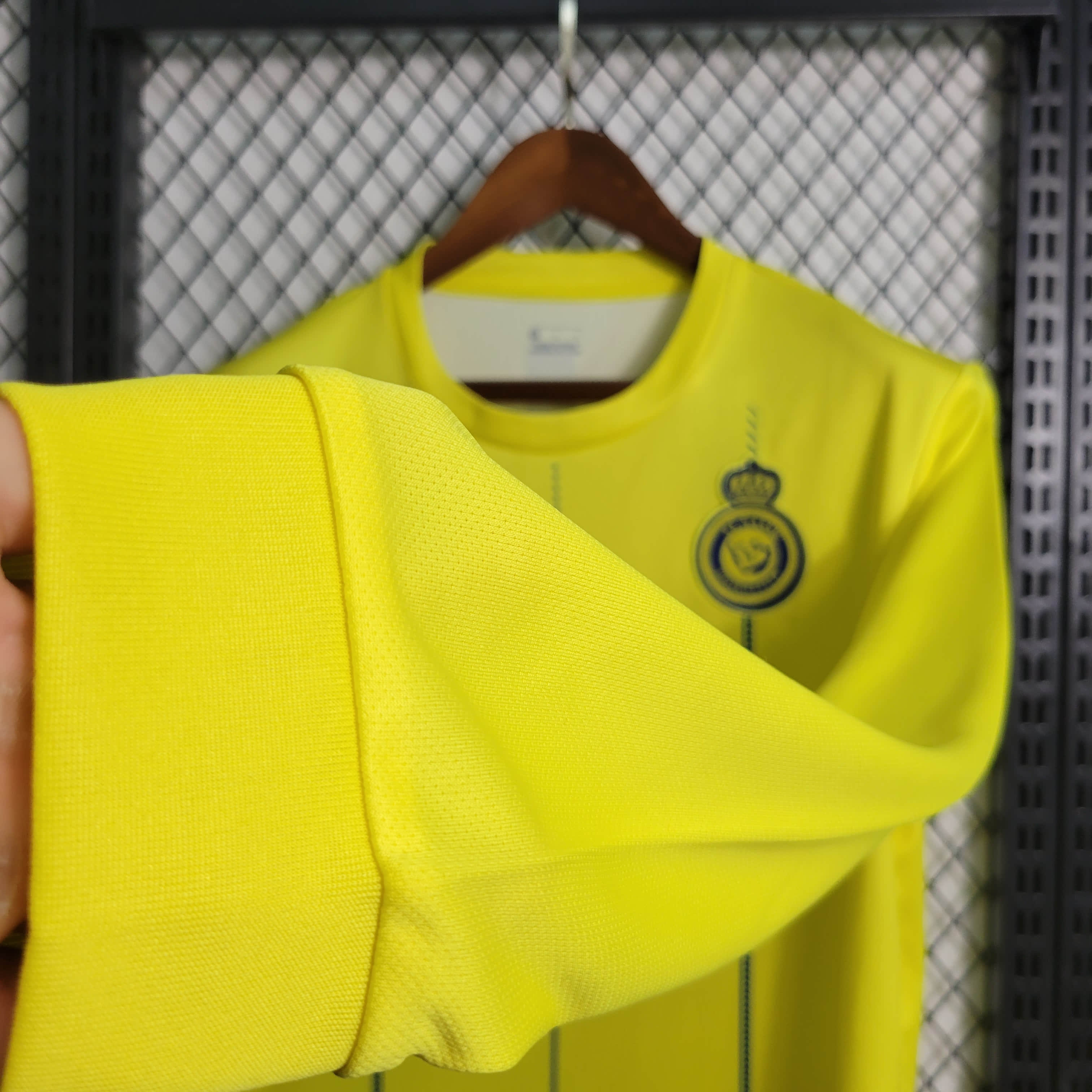 Al Nassr Riyadh Victory 23-24 Home Long Sleeve Jersey - Fans Version