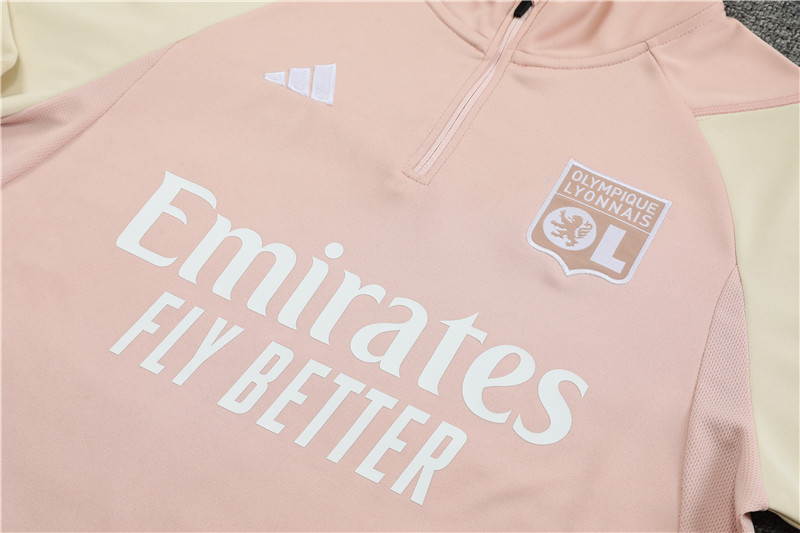 Lyon 23-24 Long Sleeve Training Set -Light Pink