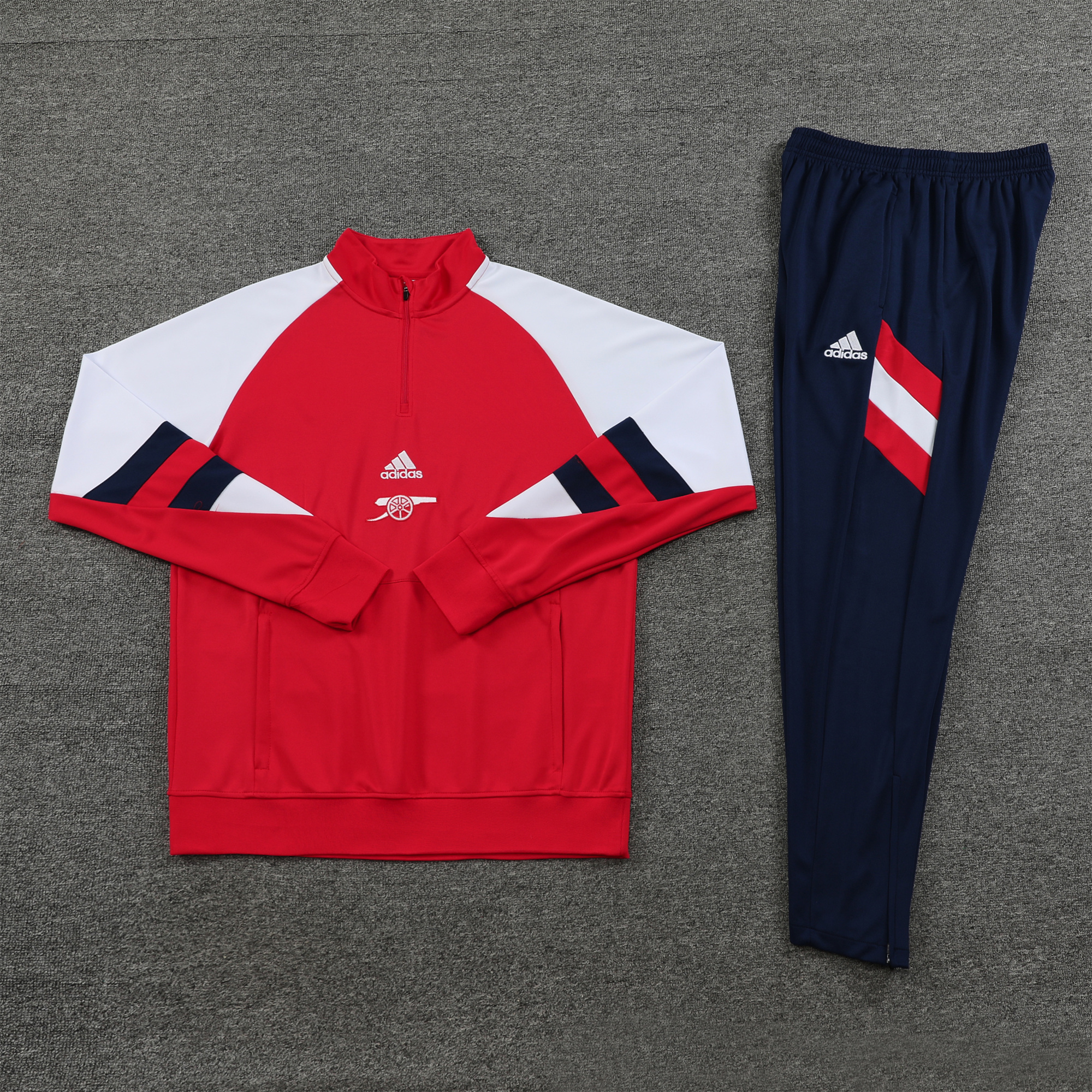 Arsenal 23-24 Long Sleeve Training Set Red Blue