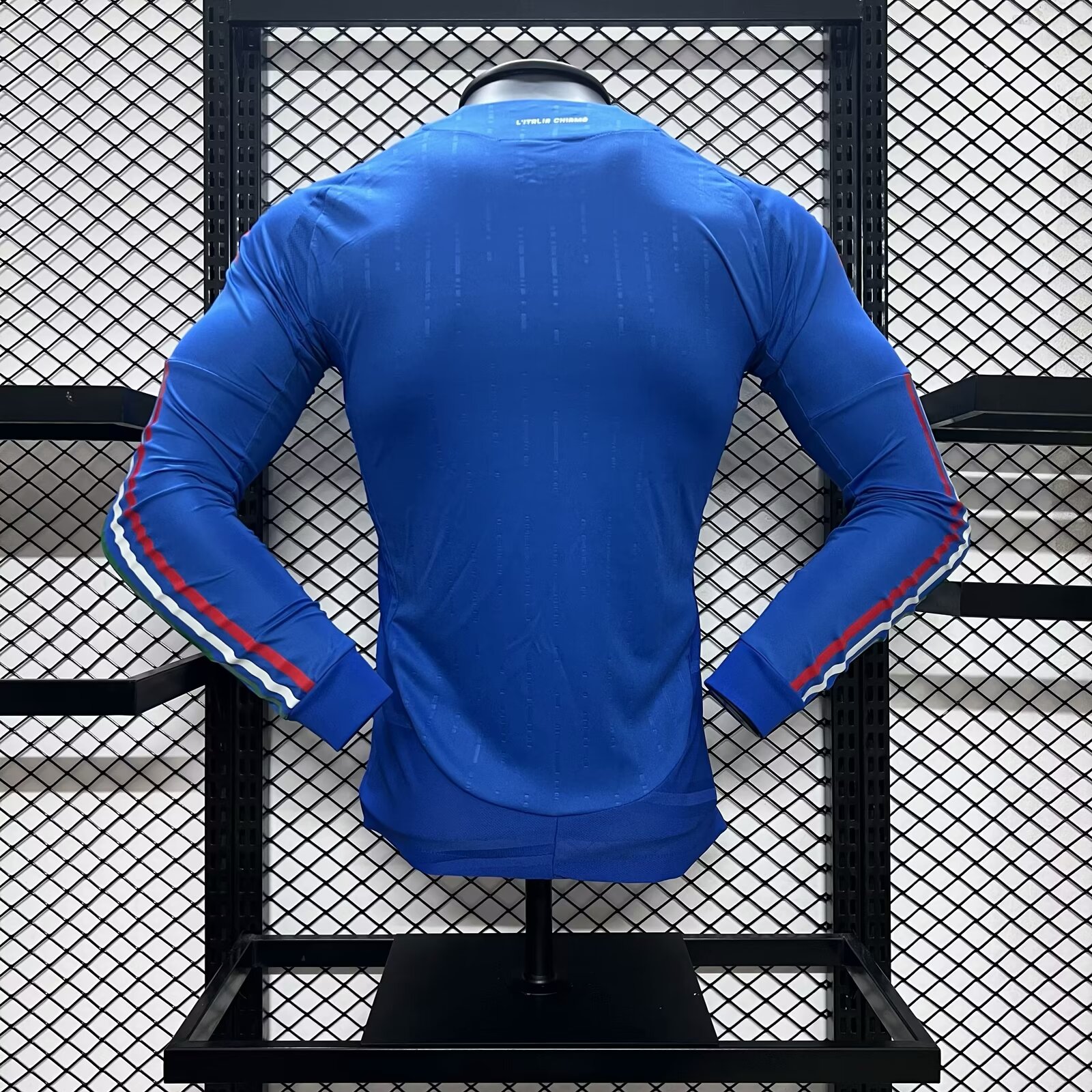 Italy 2024 Home Stadium Long Sleeve Jersey - Player Version