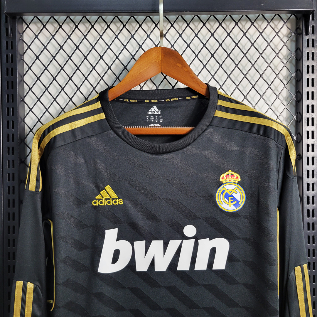 Real Madrid Retro 11-12 Away Long Sleeve Jersey