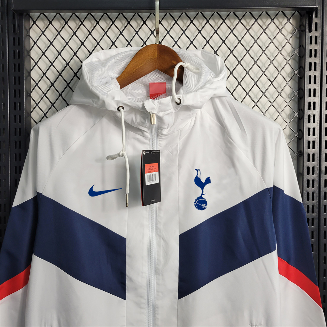 Tottenham Hotspur 23-24 White Player Windbreaker