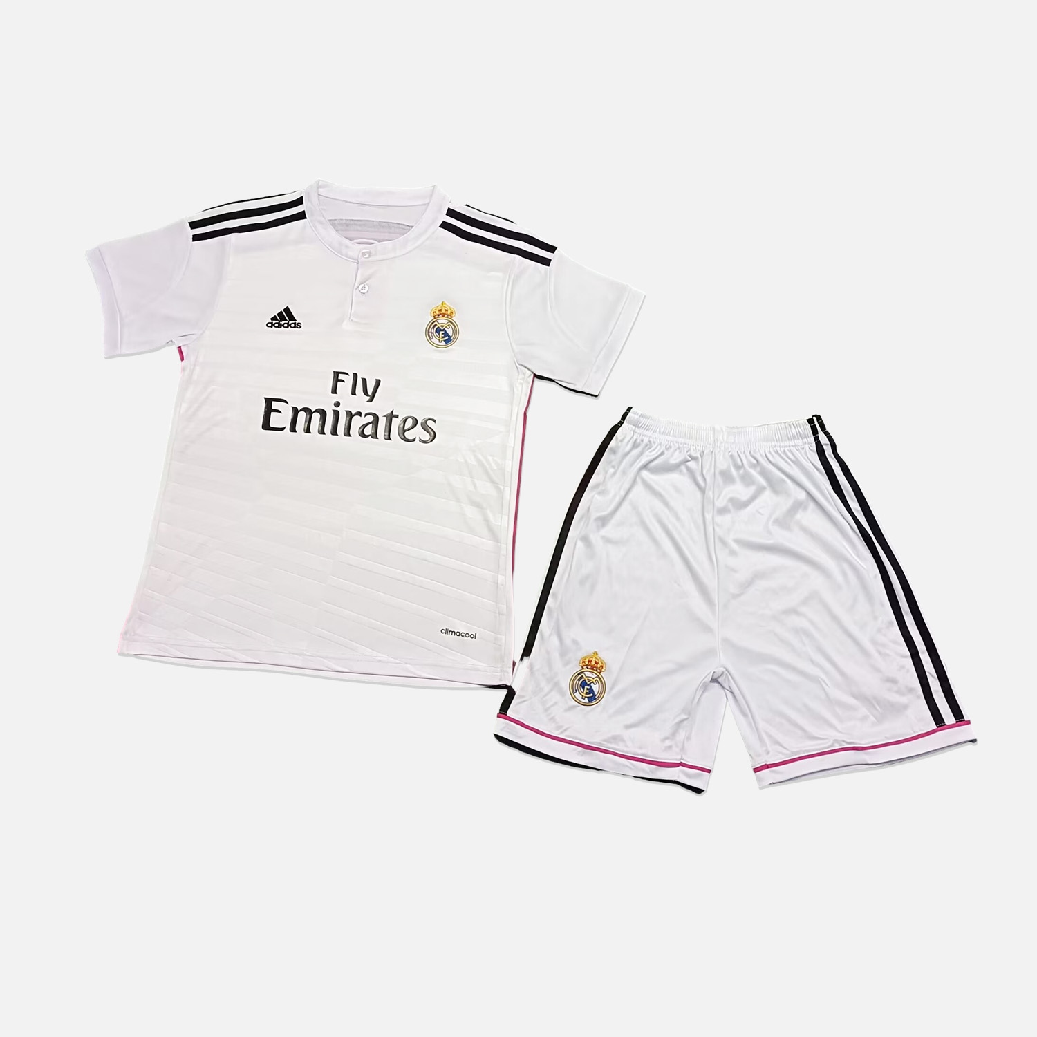 Retro Real Madrid 14-15 Home Stadium Kids Kit