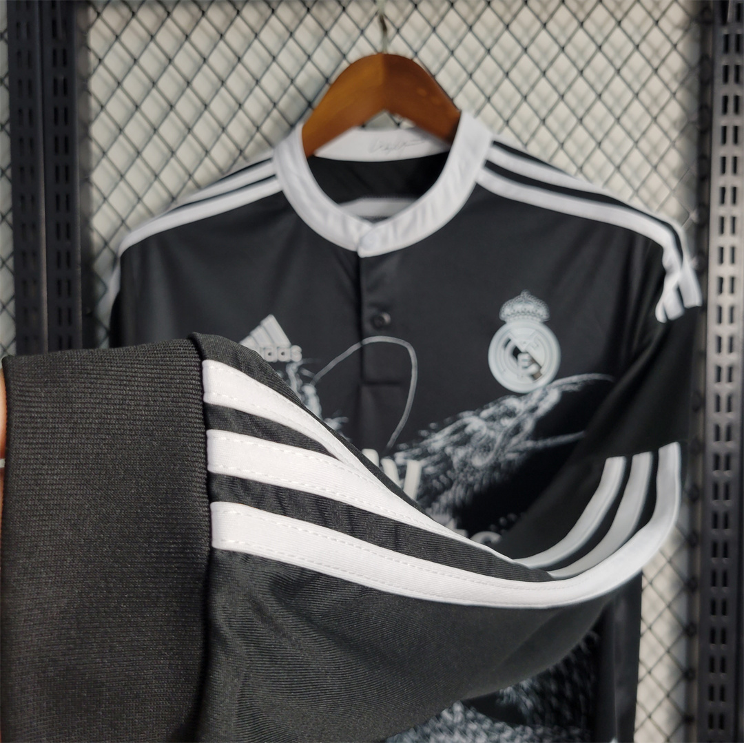 Real Madrid Retro 14-15 Third Away Long Sleeve Jersey