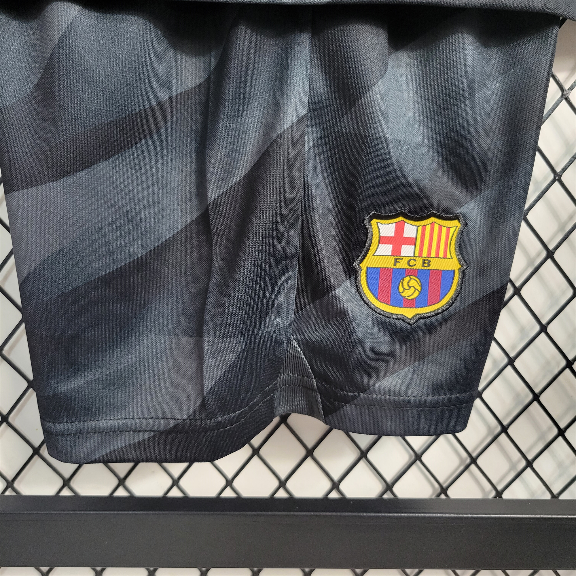 B.A.R.S.A 23-24 Black Goalkeeper Kids Kit