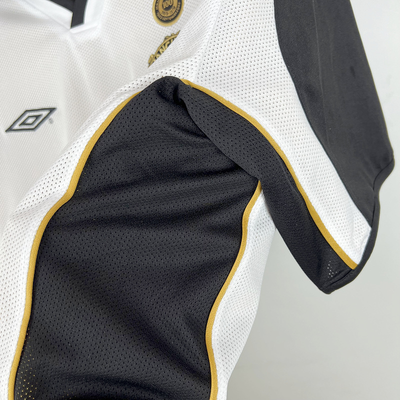 Manchester United Retro 01-02 100th Anniversary Special Edition Jersey - White