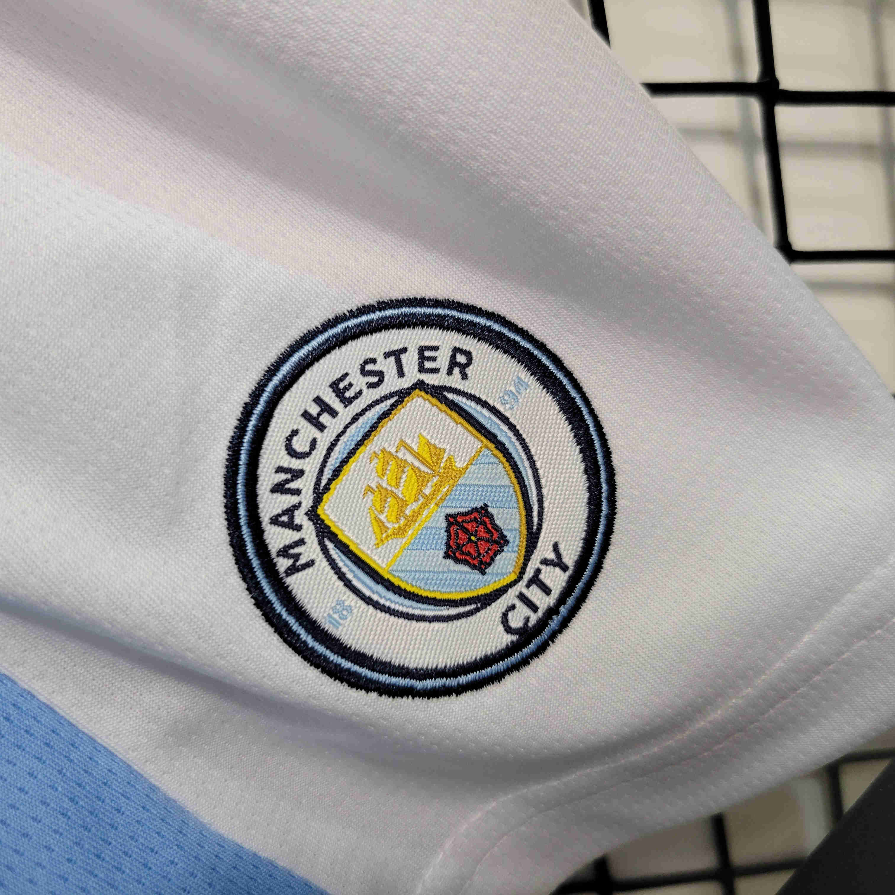 Manchester City 23/24 Home Kids Kit Jersey