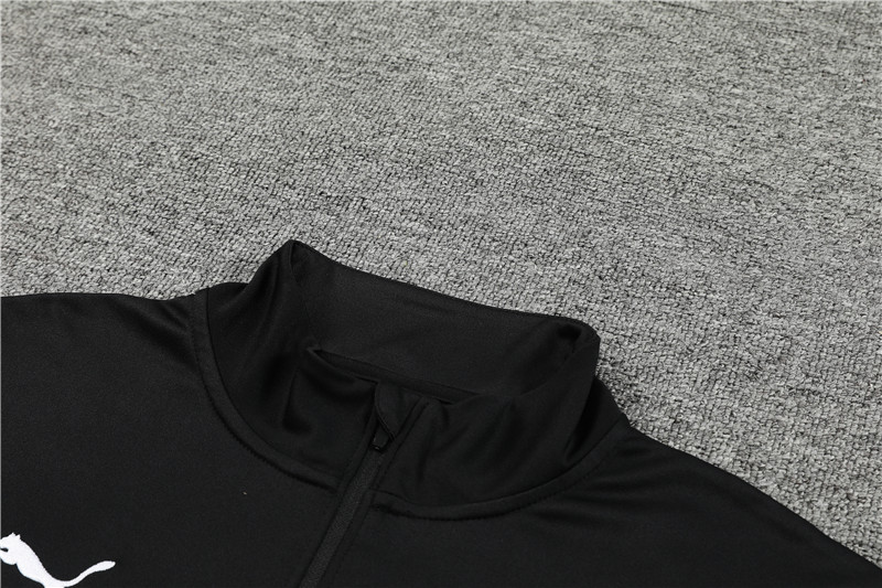 Marseille 23-24 Long Sleeve Training Set -Black and White
