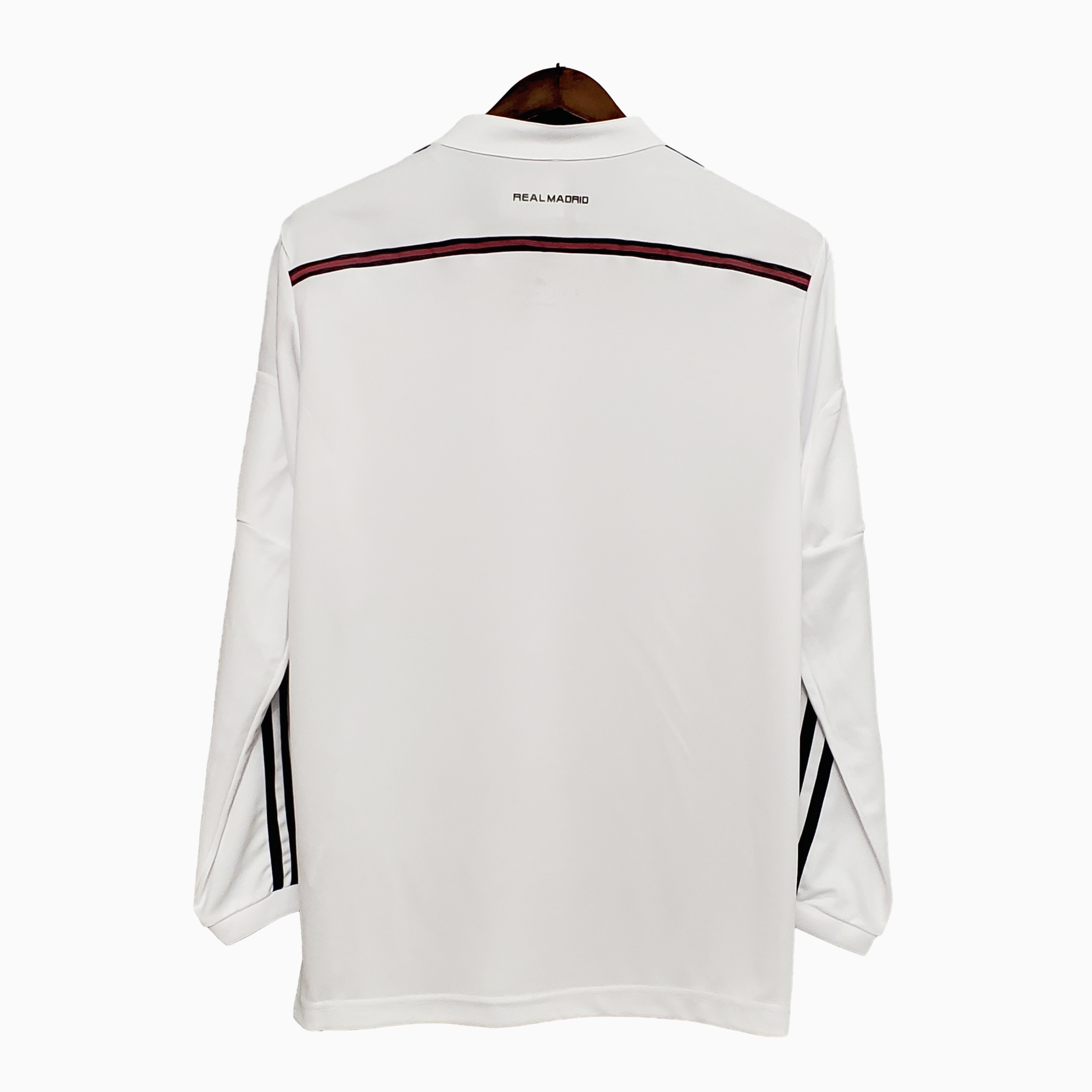 Retro Real Madrid 14-15 Home Stadium Long Sleeve Jersey