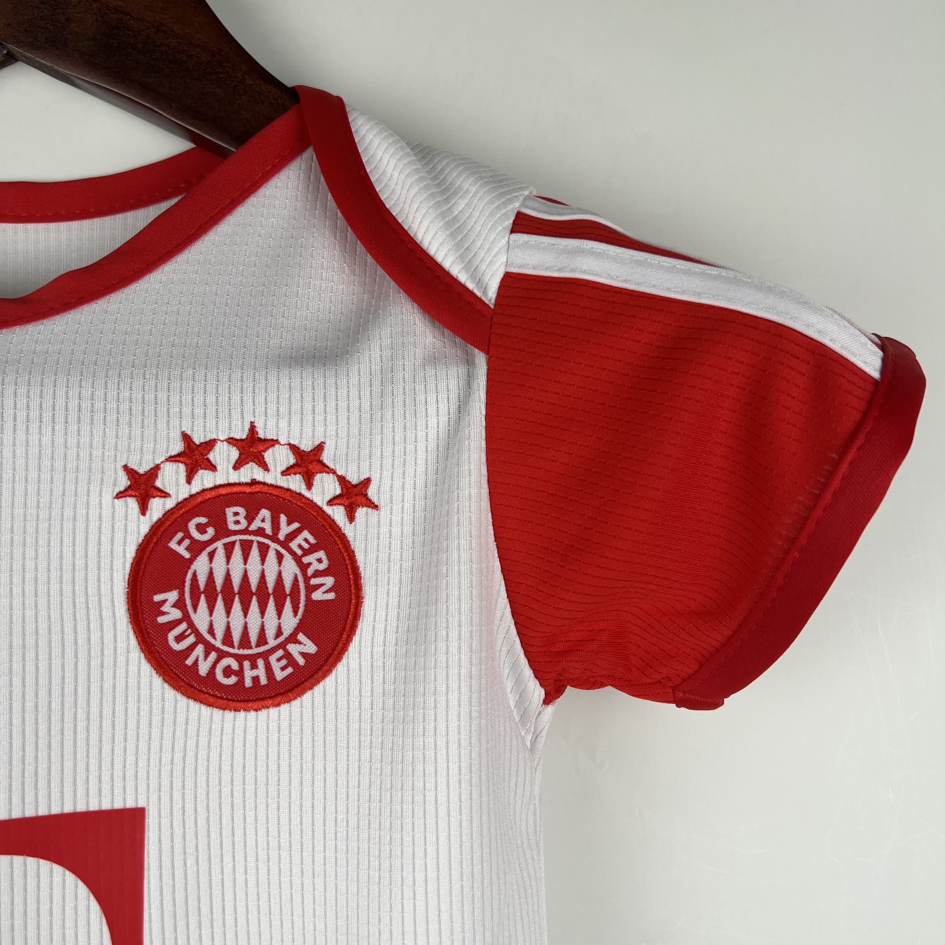 Bayern Munich 23-24 Home Stadium Baby Crawling Suit