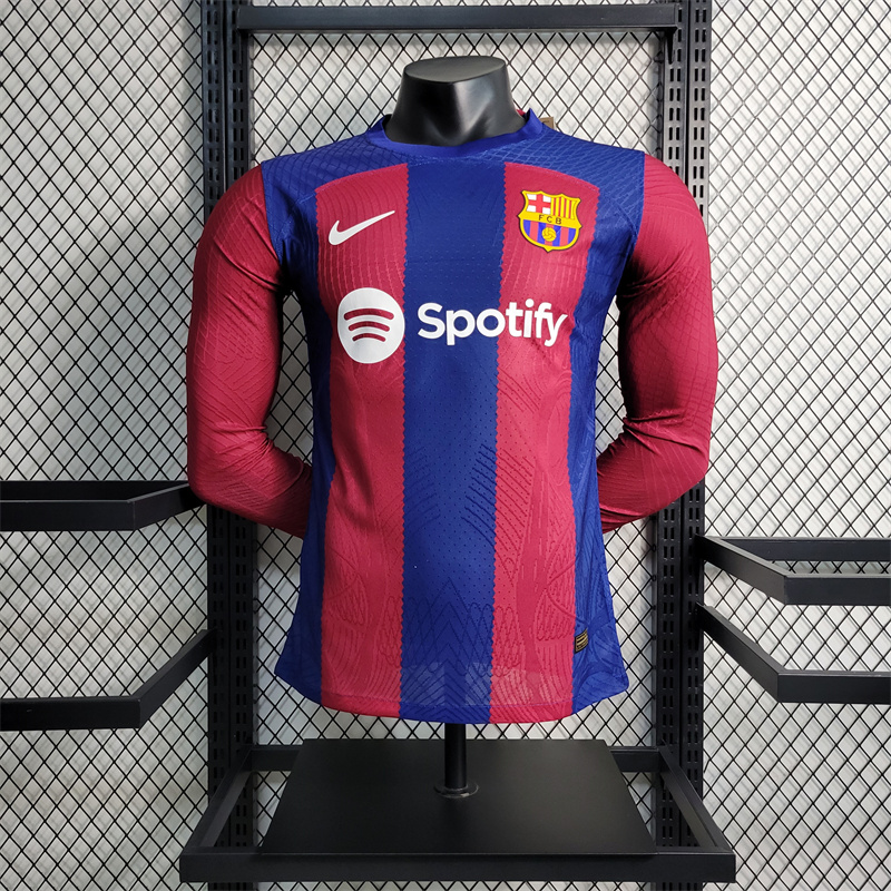 B.A.R.S.A 23-24 Home Long sleeve Jersey - Player Version