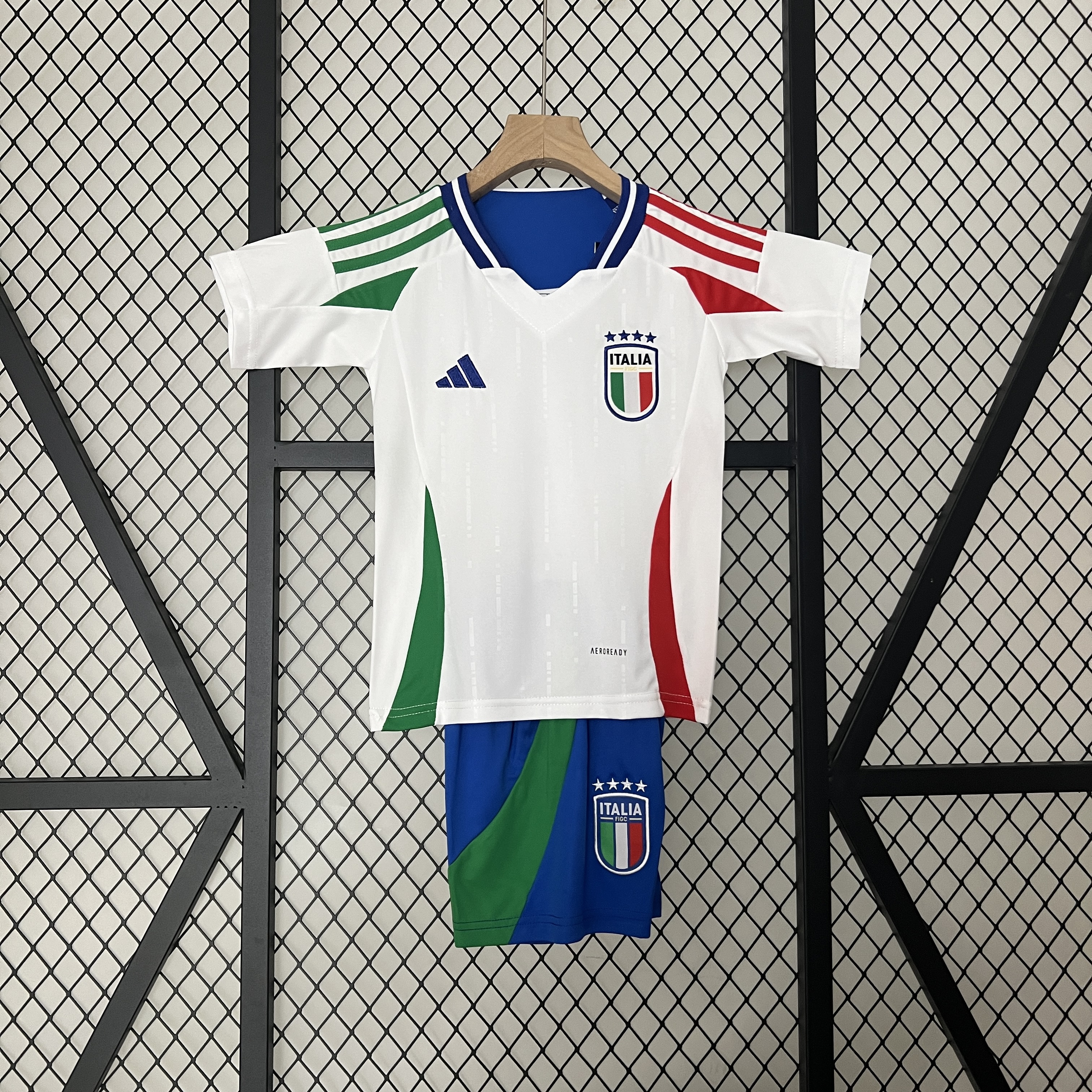 Italy 2024 Away Stadium Kids Kit