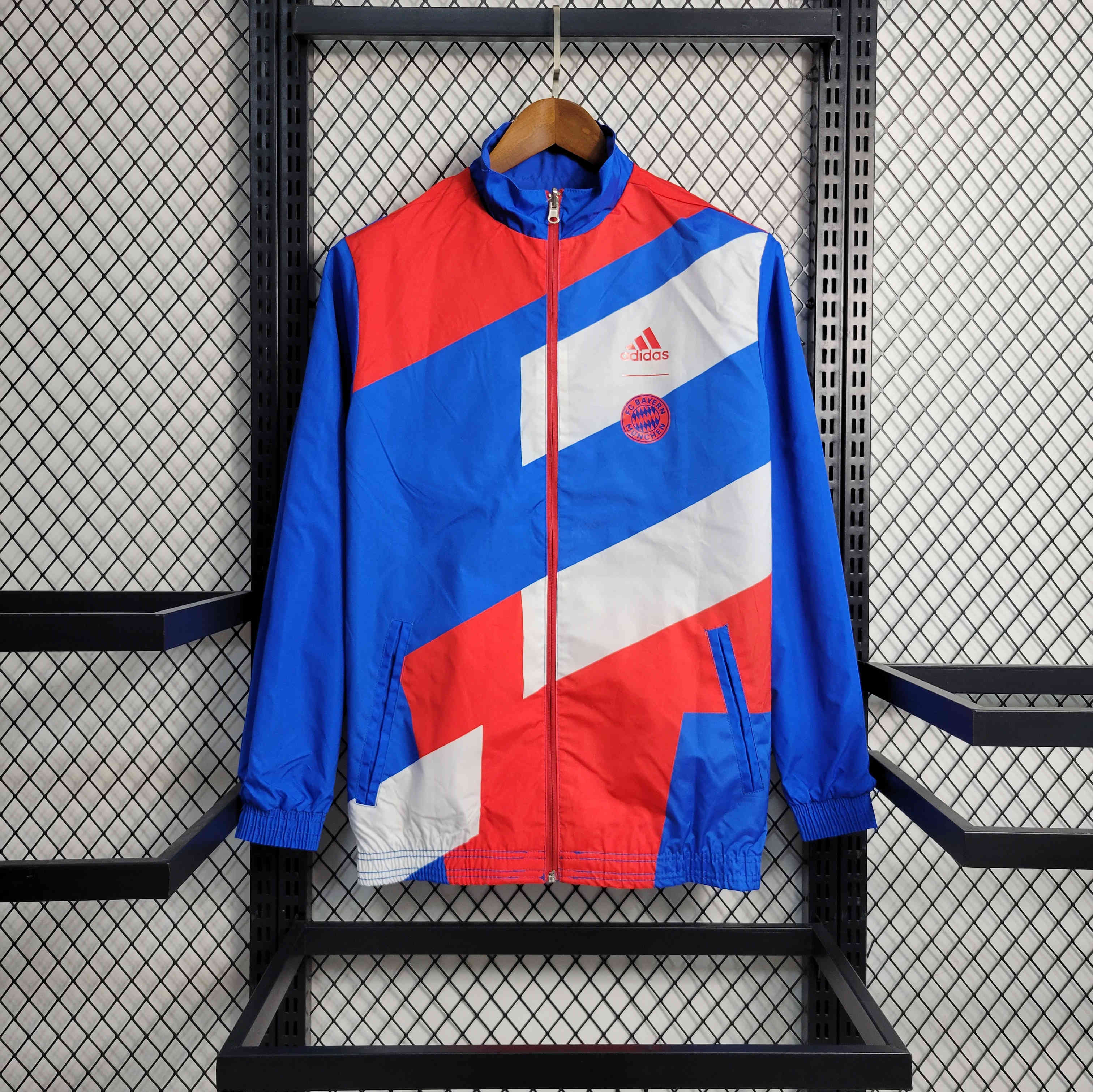 Bayern Munich 23-24 Blue Reversible Windbreaker